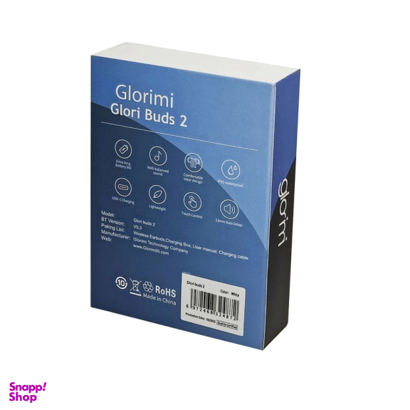 ایرفون بی سیم بلوتوثی گلوریمی مدل Glori Buds 2