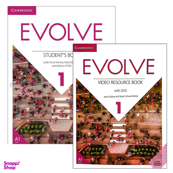 کتاب EVOLVE 1 اثر جمعی از نویسندگان انتشارات آرماندیس مجموعه 2 جلدی به همراه سی دی