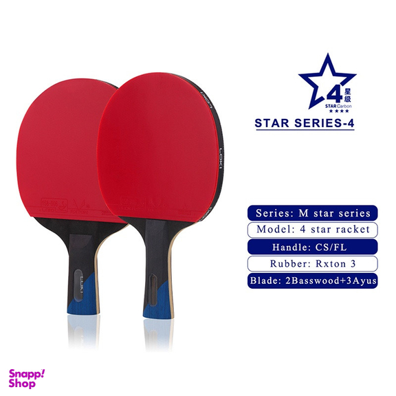راکت پینگ پنگ لوکی مدل carbon 4star