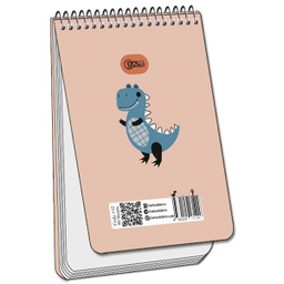 دفترچه یادداشت سیمی 80 برگ دارکوب مدل دایناسور کد 142/۵