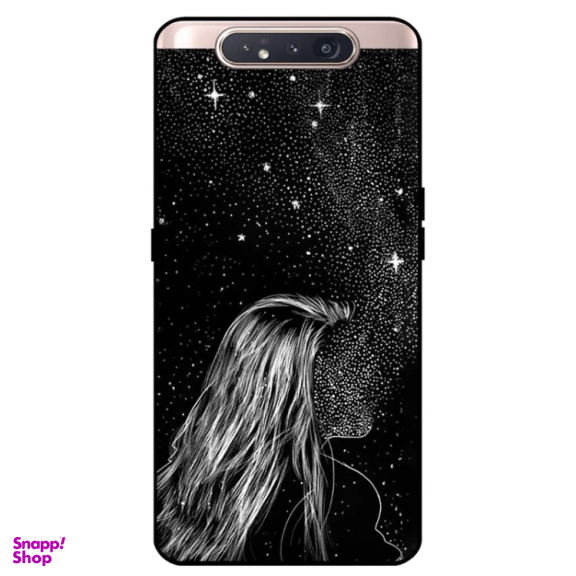 کاور گوشی موبایل مگافون طرح دخترانه مدل 8264 مناسب سامسونگ Galaxy A80