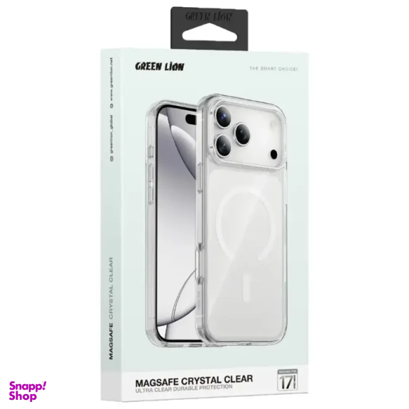 قاب موبایل گرین لاین مدل MagSafe Crystal Clear مناسب اپل iPhone 17 Pro Max