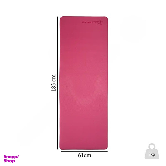 زیرانداز بدنسازی و مت یوگا 6 میلی متر مدل گلدن استار کد 02