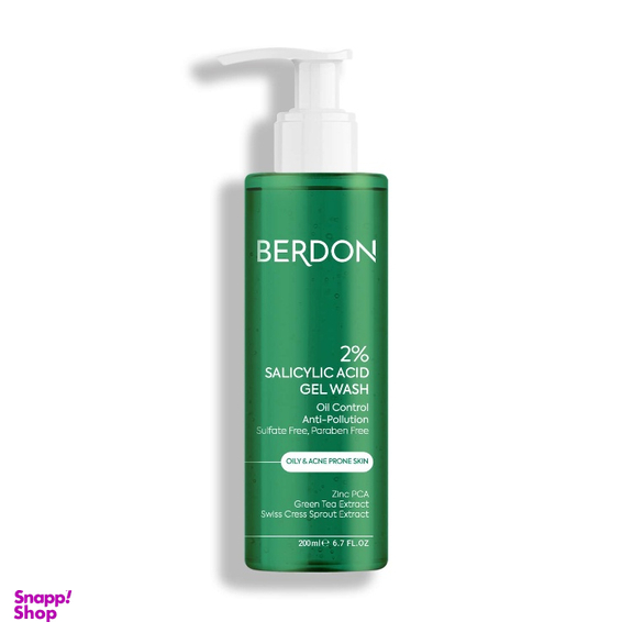 ژل شستشو صورت بردون مدل Salicylic Acid 2٪ حجم 200 میلی لیتر