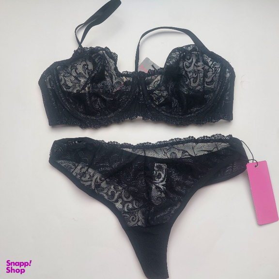 ست شورت و سوتین زنانه برتا کد 2420AB رنگ مشکی