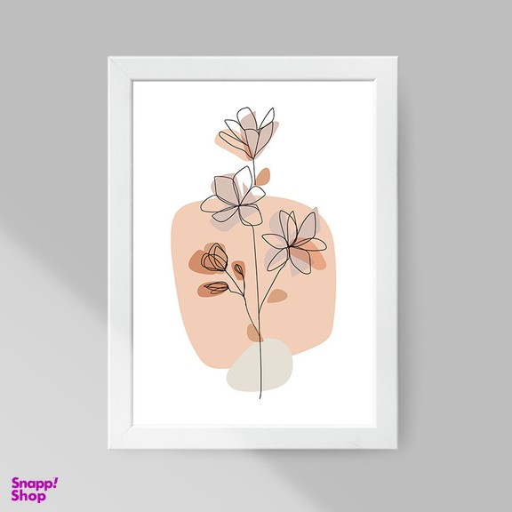 تابلو صبا طرح مدل مینیمال گل کد 2779w