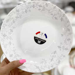 بشقاب غذاخوری گلدن اپال مدل گل ریز goud بسته ۶ عددی