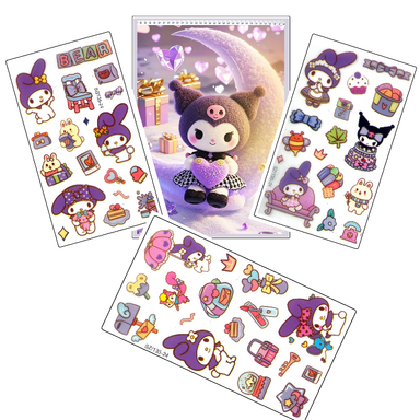 دفتر نقاشی 50 برگ مدل کرومی کد 100 به همراه برچسب کرومی