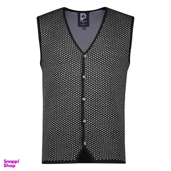 ژیله مردانه تریکو پاییزان مدل J800 رنگ مشکی