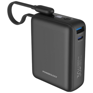 پاوربانک 30 وات پاورولوژی مدل Montreal ظرفیت 10000 میلی آمپر ساعت