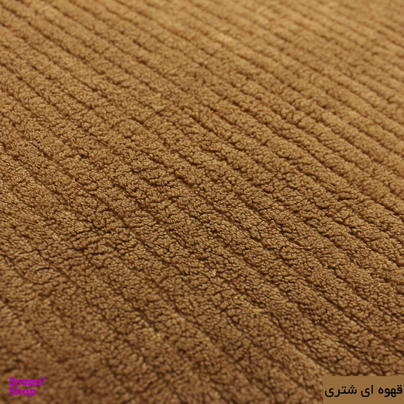 پادری شاران هوم مدل اسفنج دار طرح مخمل راه راه فانتزی سایز 40 ×65 سانتی متر