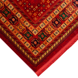 فرش ماشینی بزرگمهر طرح بلوچی لاکی 700 شانه کد 78105 رنگ شرابی