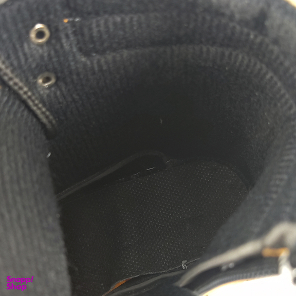 نیم بوت پسرانه طرح Caterpillar کد CT23 رنگ مشکی