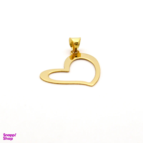 گردنبند طلا 18 عیار زنانه کاپانی مدل قلب کد KN019