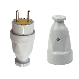 دوشاخه برق تیراژه مدل نر و مادگی مجموعه 2 عددی