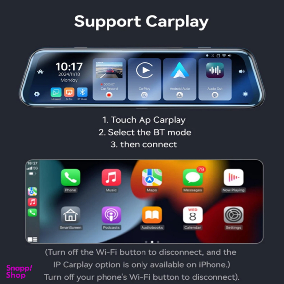 مانیتور و دوربین ثبت وقایع یسیدو مدل Dash CAM Yesido KM24