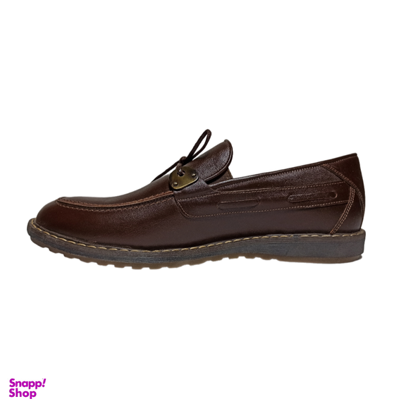 کفش روزمره چرم طبیعی مردانه تچر مدل TCH002-gh