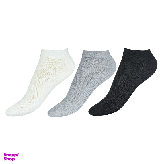 جوراب زنانه ایجی ویجی مدل زیره طبی کد egvg-w2-411 بسته ۳ عددی
