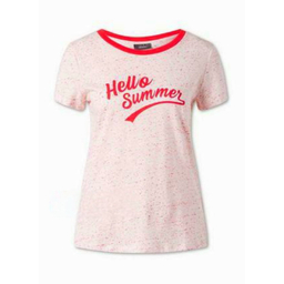 تیشرت زنانه سی اند ای کد 100 رنگ صورتی