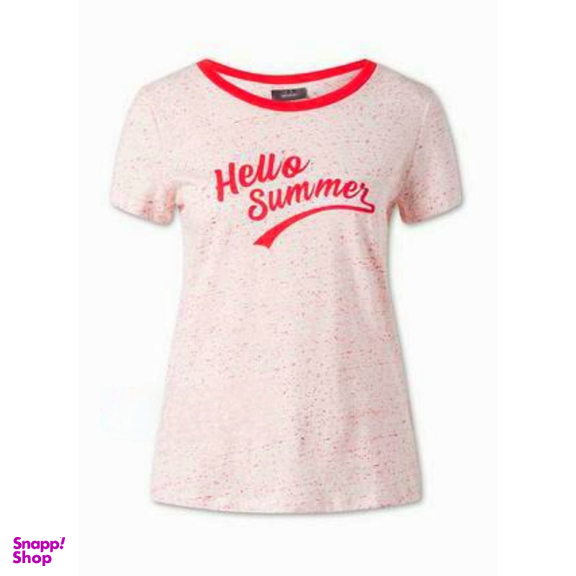 تیشرت زنانه سی اند ای کد 100 رنگ صورتی