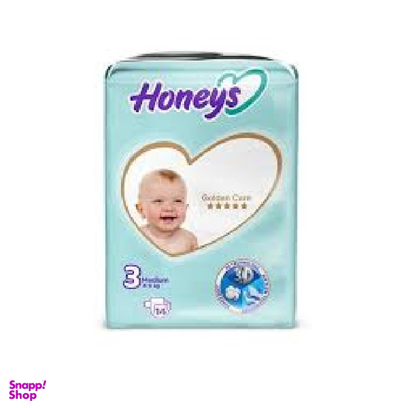 پوشک کودک هانیز سایز 3 بسته 14 عددی