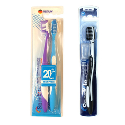 مسواک اسپارکل مدل S5 با برس خیلی نرم به همراه مسواک اسپارکل مدل S9+ با برس متوسط بسته 2 عددی