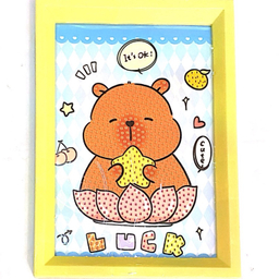 نقاشی الماسی طرح کاپی بارا مدل no01