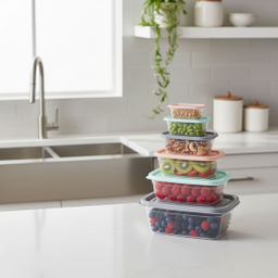 ظرف نگهدارنده نورینو مدل کاج مجموعه 6 عددی