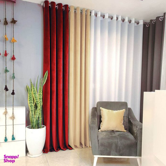 پرده فوروارد مدل FCLT90013 CHANEL VELVET STYLE مخمل سایز 280 × 150 سانتی متر