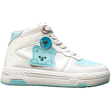 کفش ساق دار زنانه مدل تدی کد 1143 رنگ سفید آبی