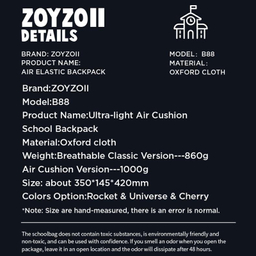 کوله پشتی زوی زویی مدل Rocket کد B88-A