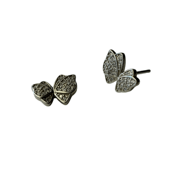 گوشواره نقره 925 عیار زنانه طرح پروانه کد koro 2053