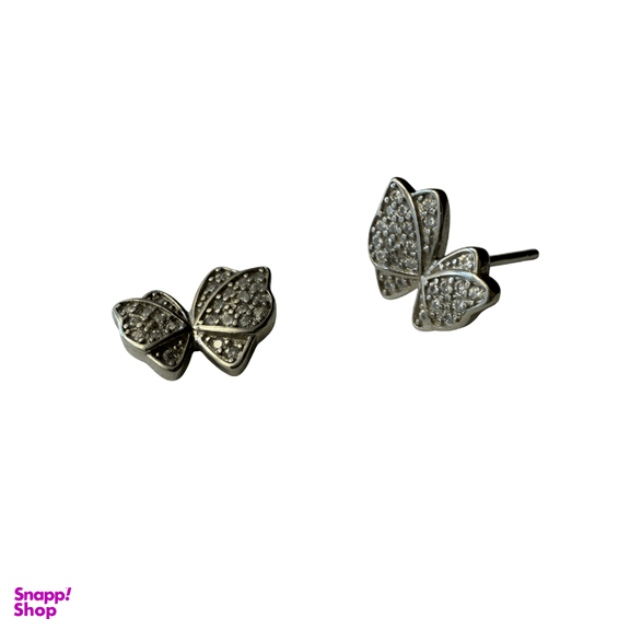 گوشواره نقره 925 عیار زنانه طرح پروانه کد koro 2053