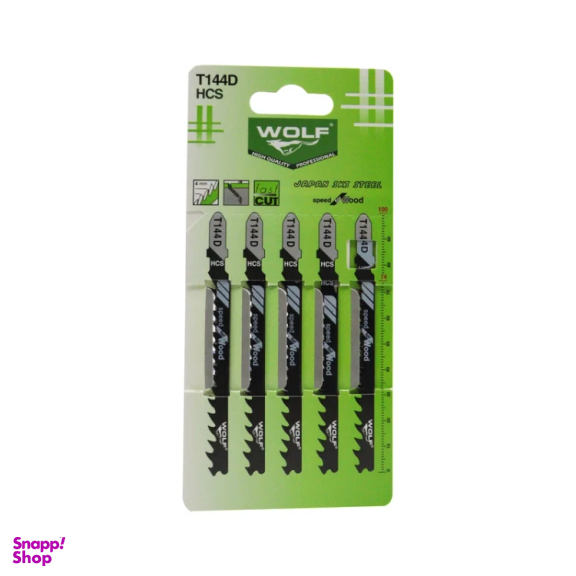 تیغه اره عمودبر ولف مدل YPK-WOOD-T144D مجموعه 5 عددی