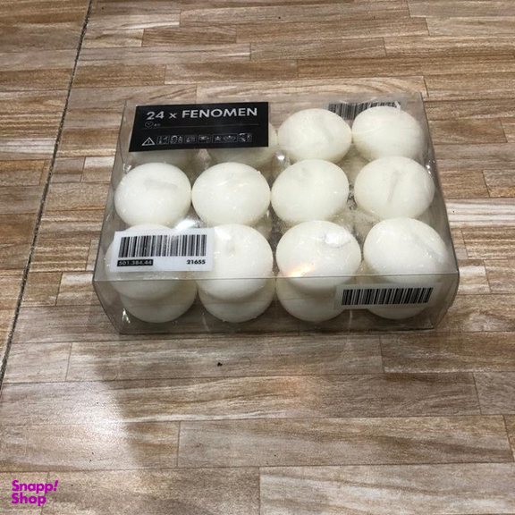شمع ایکیا کد 21655 بسته 24 عددی