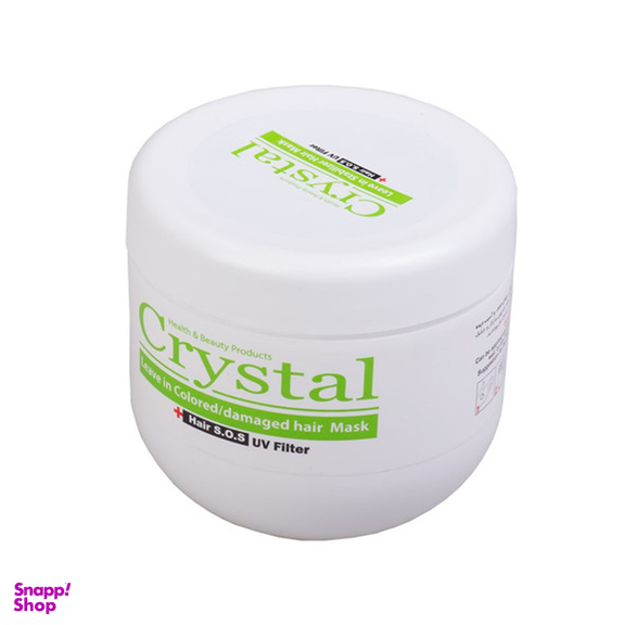 ماسک مو آسیب دیده کریستال (Crystal) مدل Colored & Damaged حجم 500 میلی لیتر