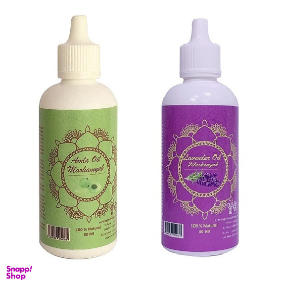 روغن مو مرهم یاب مدل اسطوخودوس و آمله حجم 80 میلی لیتر مجموعه 2 عددی