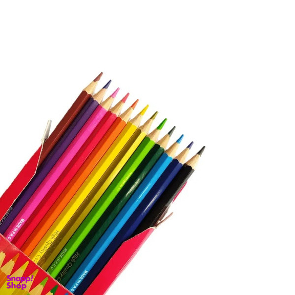 مداد رنگی 12 رنگ ووک مدل دلبر