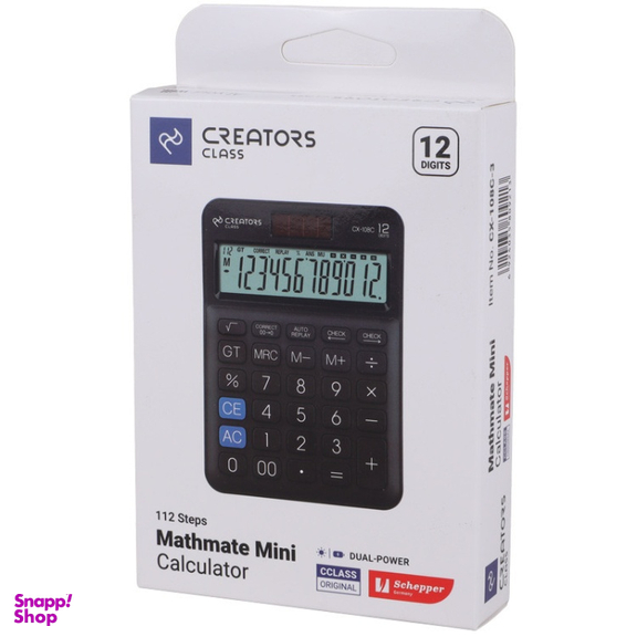 ماشین حساب کریتورز کلاس مدل Mathmate Mini کد CX-108C-3