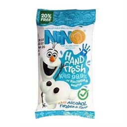 دستمال مرطوب کودک نینو مدل Hand Fresh فاقد الکل