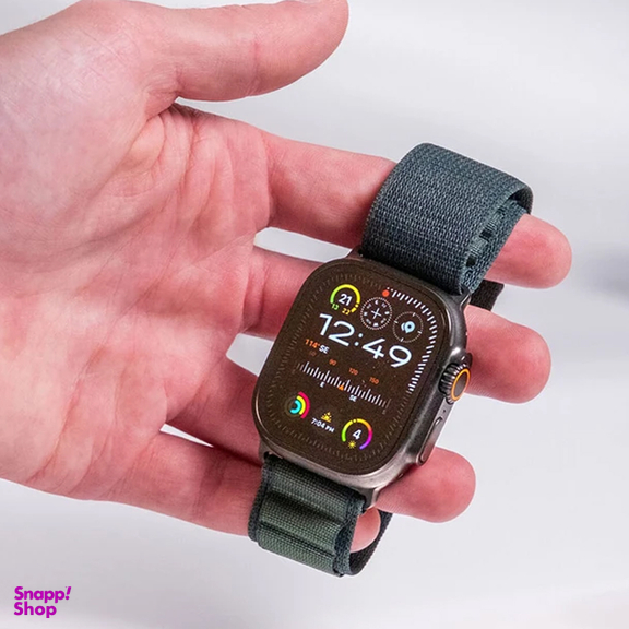 ساعت هوشمند اپل مدل Ultra 2 Black Titanium Case Alpine Loop 49mm