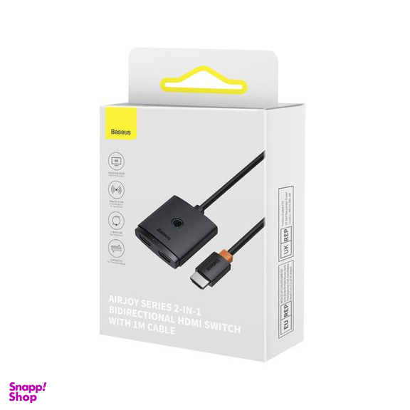 مبدل 1 در 2 HDMI باسئوس مدل AIRJOY