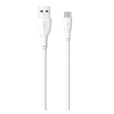 کابل شارژ Type-C پاوا مدل PW-12PVCATOC 3A طول ۱ متر