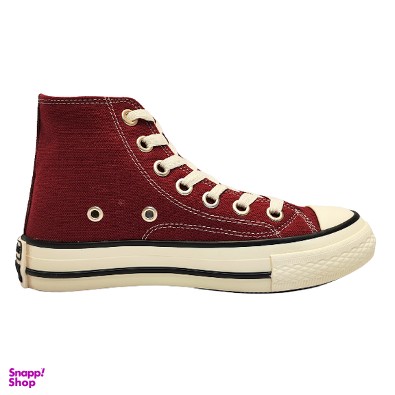 کفش ساقدار طرح کانورس آل استار کد B2515 رنگ زرشکی