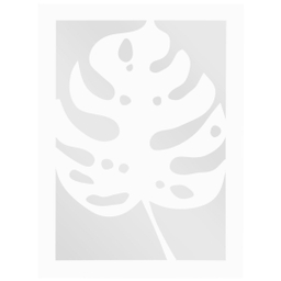 تابلو آینه الف طرح برگ کد S-2