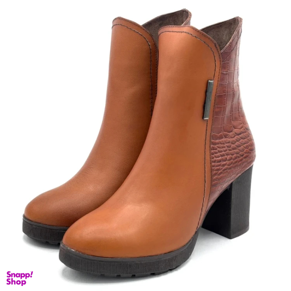 نیم بوت زنانه سی ینا کد 1276 رنگ عسلی