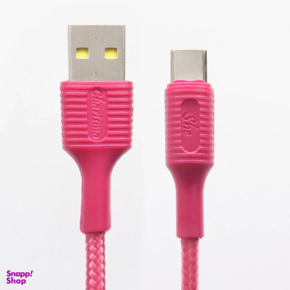 کابل تبدیل USB به Type-C شی کاریزما مدل صبا طول 1.2 متر
