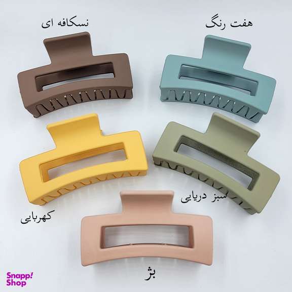 کلیپس مو زنانه مدل شمعی کد 3