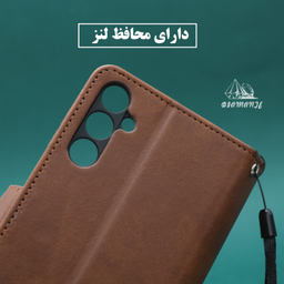 کیف کلاسوری دیامانته مدل Scusa Bk مناسب گوشی موبایل سامسونگ Galaxy A26 به همراه بند آویز