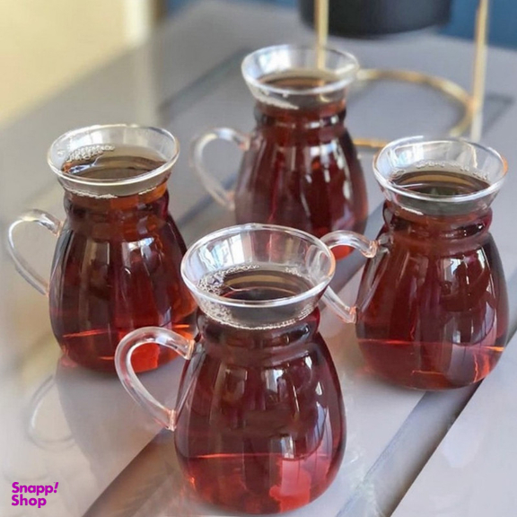 فنجان آرو مدل بوروسیلیکات کد 1843 بسته 6 عددی
